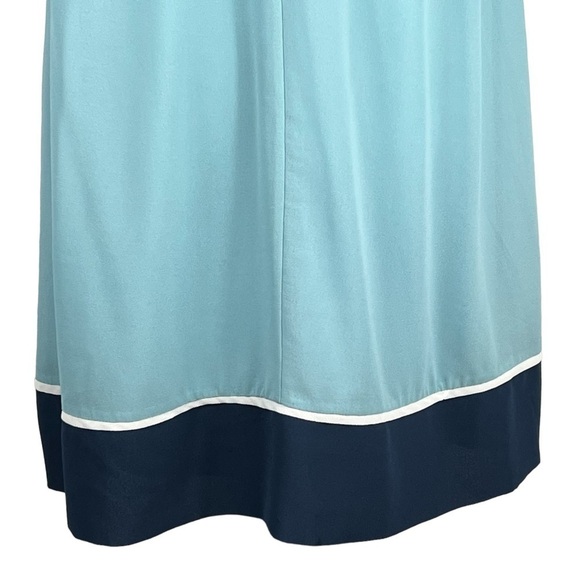 SHE & SKY SLEEVELESS TIE‎ NECK LINED FLOWY A-LINE MINI DRESS - Picture 9 of 12